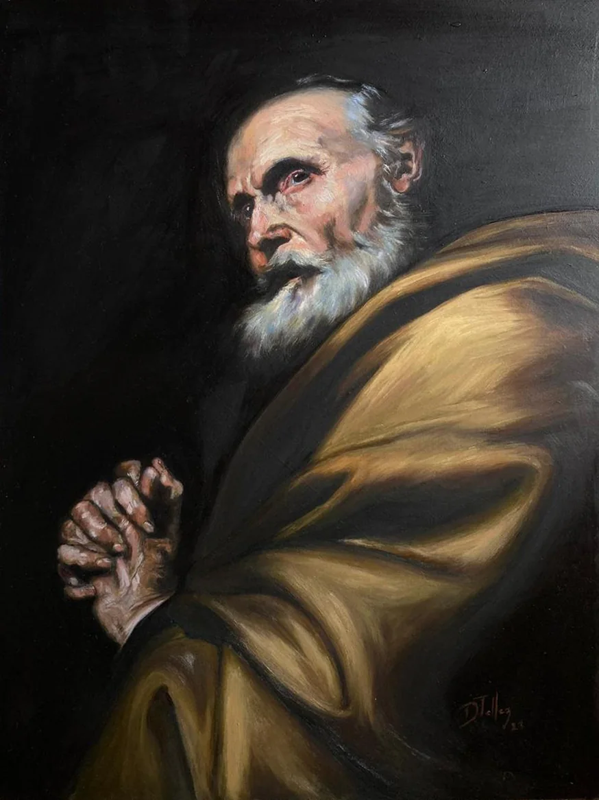 Dhara — Óleo · San Pedro en penitencia, de José de Ribera