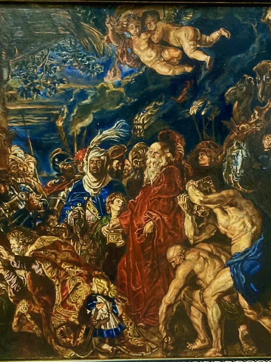 Leo — Óleo · La Adoración de los Reyes Magos, de Rubens